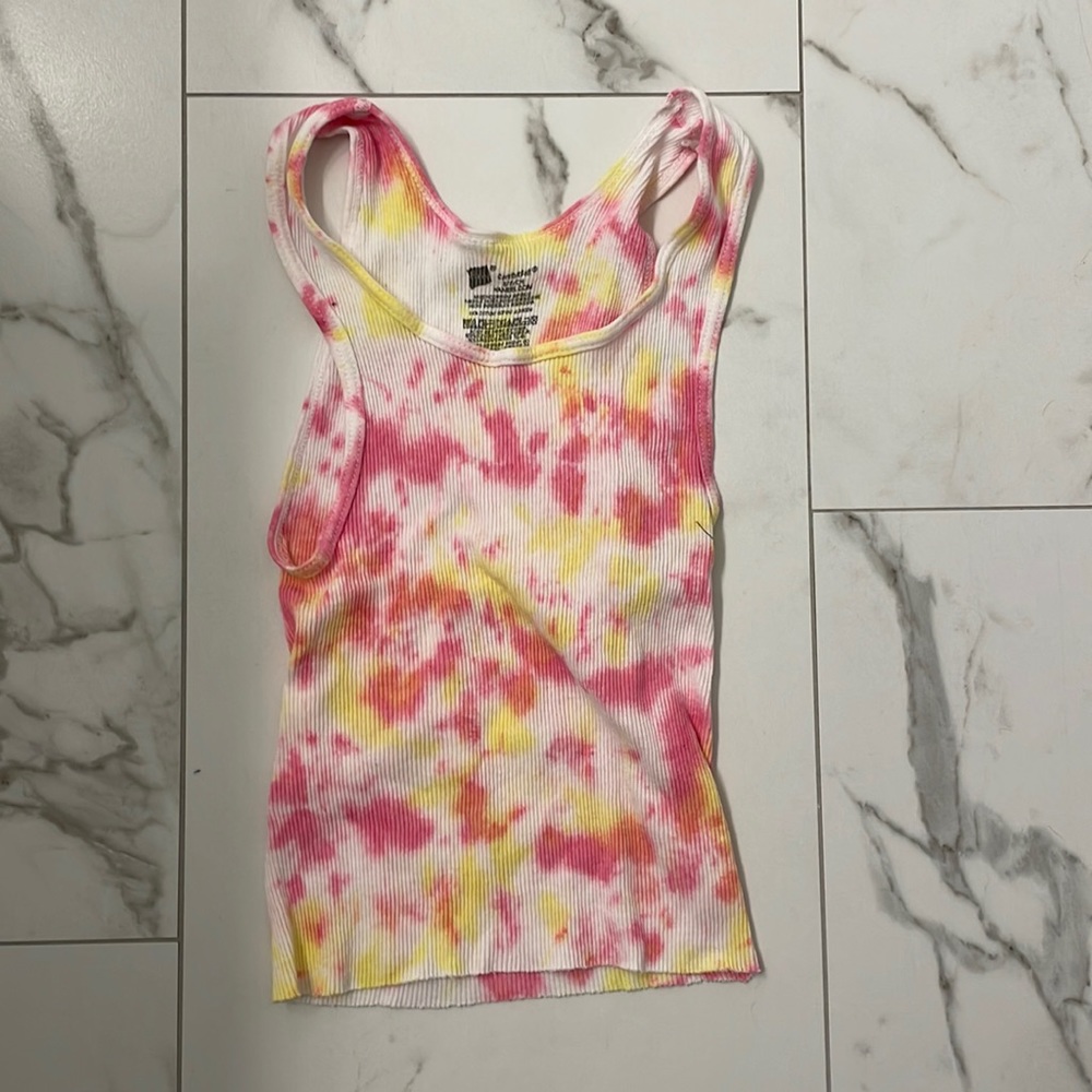 Tie die tank top